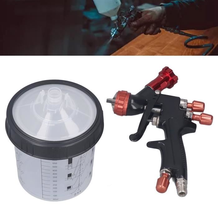 Pistolet Pulvérisateur HVLP 600ml – Buse 1,3mm – Régulateur Pression – Neuf