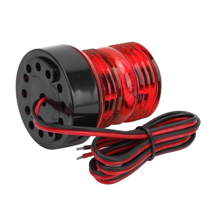 Lumière D'Ancre LED 12V Qiilu - 360° Blanc Pour Bateau | Étanche IP65, 2.5W, Visibilité 2 Milles