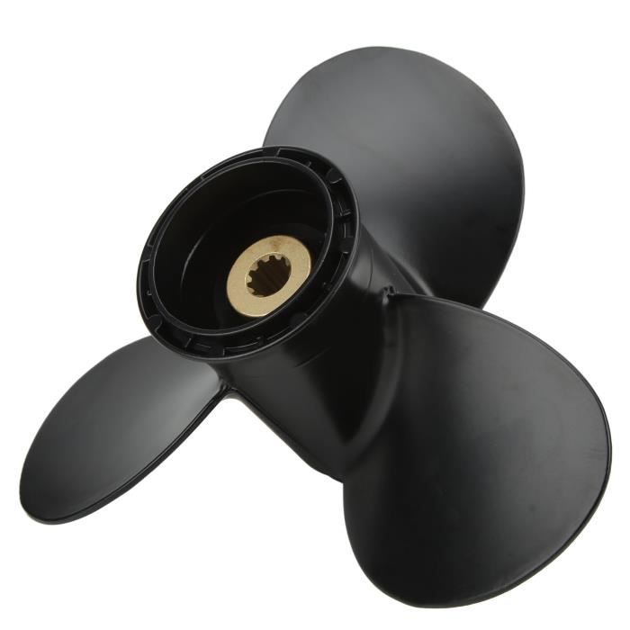Hélice 2 Pales Equlup Pour Moteur Hors-bord - Diamètre Moyeu 3.1mm - Améliore Vitesse Et Efficacité - 12V/24V