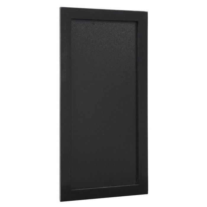 Ardoise murale rectangulaire , 20 x 40 cm, black