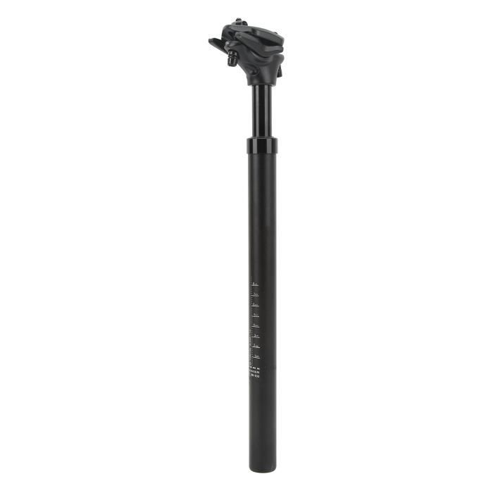 Tige de selle de vélo 300 mm en alliage d'aluminium réglable avec pince de réglage micro pour VTT, vélo de route, BMX 25,4 27,2 mm (27,2 x 300 mm Tige de selle de vélo 300 mm en alliage d'aluminium réglable avec pince de réglage micro pour VTT, vélo de route, BMX 25,4 27,2 mm (27,2 x 300 mm