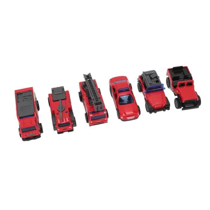 Ensemble de Jeu de Véhicules d'Ingénierie en Alliage Réalistes à Inertie pour Enfants 4-6 Ans : Modèle de Camion de Construction en Métal Durable à Valeur Éducative, Cadeau Idéal dans une Boîte-Cadeau