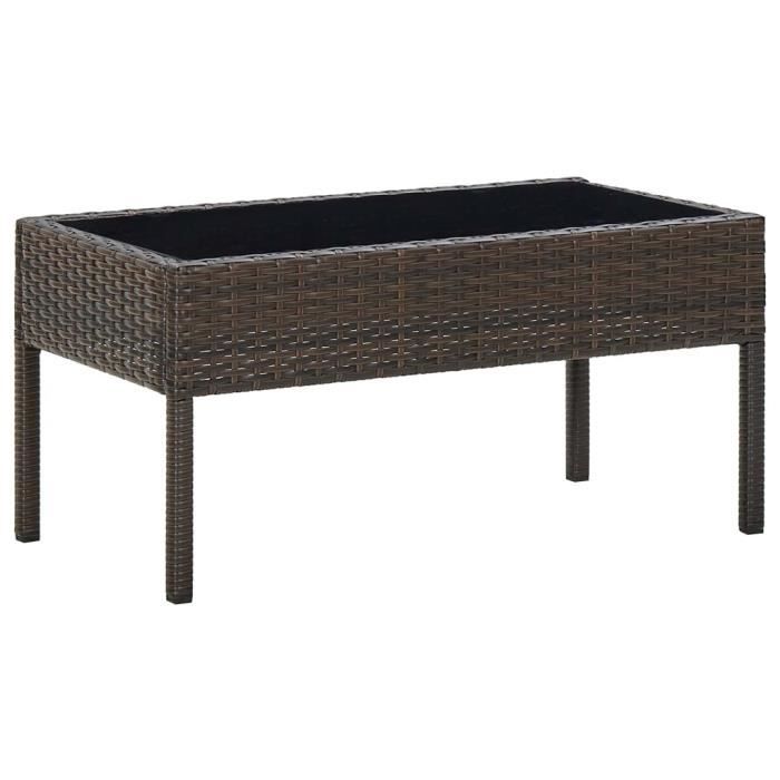 vidaXL Table de jardin 75x40x37 cm