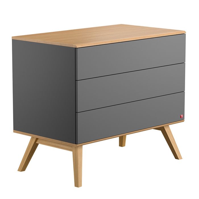 Commode A Langer Vox Nature Gris Gris Achat Vente Table A