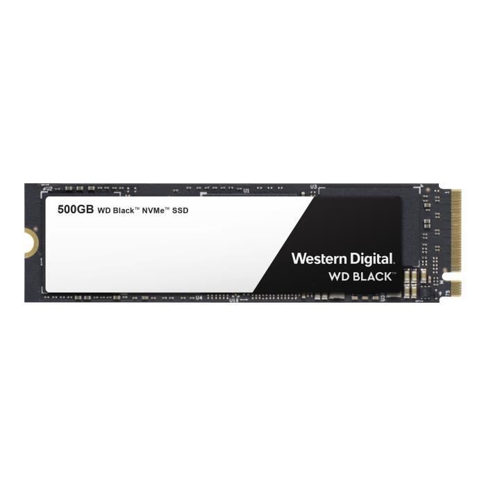 Vente Disque SSD WD Disque dur Black™ NVMe™ SSD - Format M.2/2280 - 500 Go pas cher