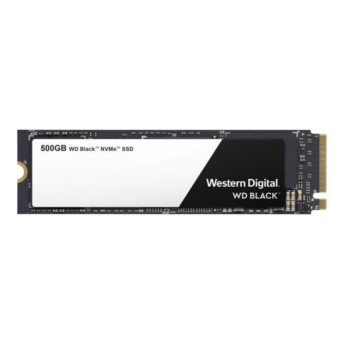 Top achat Disque SSD WD Disque dur Black™ NVMe™ SSD - Format M.2/2280 - 500 Go pas cher Achat Disque SSD WD Disque dur Black™ NVMe™ SSD - Format M.2/2280 - 500 Go pas cher
