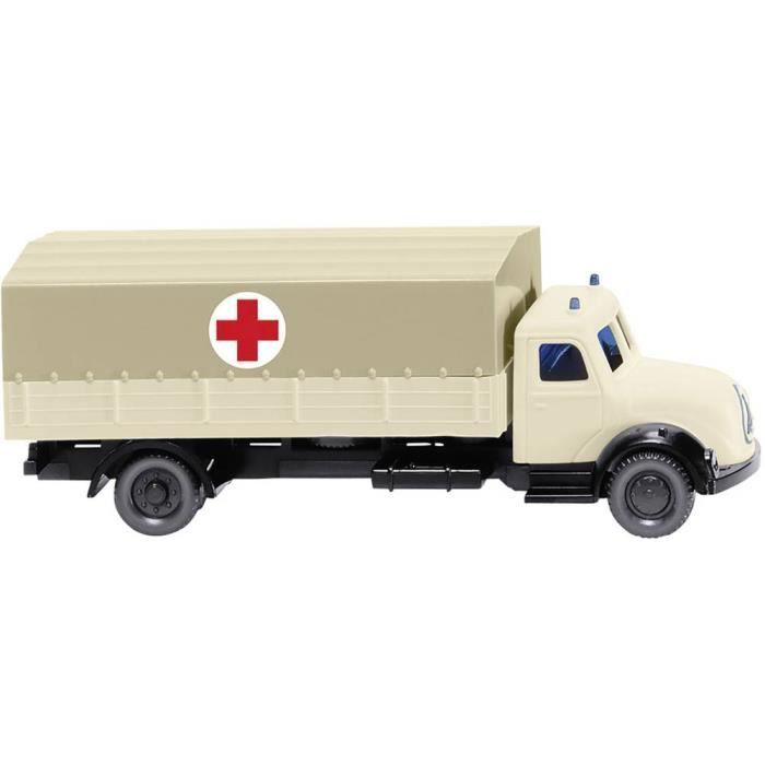 Wiking 094510 - Camion à Benne Magirus Deutz Bleu Eau 1:160 Échelle N - Modèle Miniature Collection