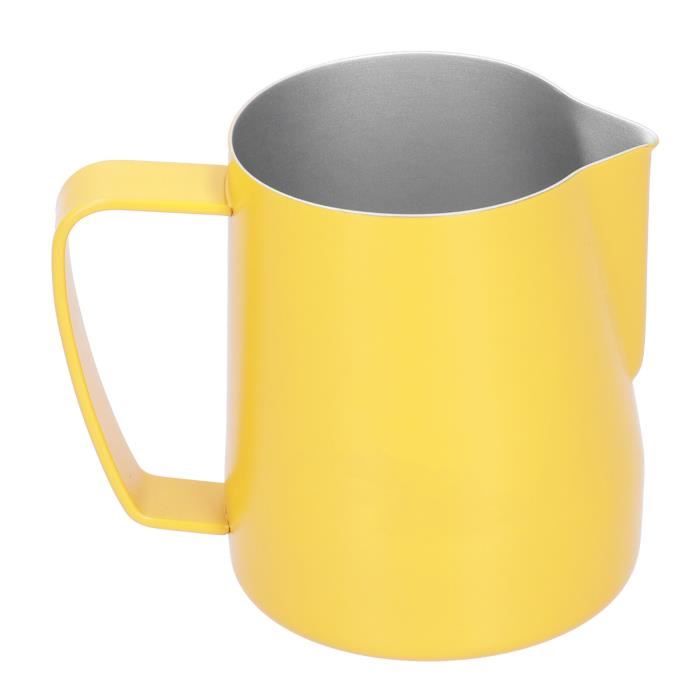 Pichet à Lait En Acier Inoxydable 304 - 350ml Avec Repère Mesure - Pour Latte Art Et Cappuccino - Lave-Vaisselle