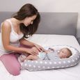 85 * 50 cm lit nid de bébé avec oreiller portable berceau lit de voyage bébé marcheur bébé berceau coton bébé berceau pare-chocs+-1
