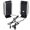 USB Haut-parleurs d'ordinateur portable multimedia de musique sonore PC bureau TV haut-parleurs-1