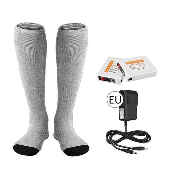 3.7v Chaussettes Chauffantes Chauffepieds Pour Hommes Et Femmes, Chaussettes Chauffantes Chauffepieds Pour Hommes Et Femmes Lectriques Batterie Lavable S