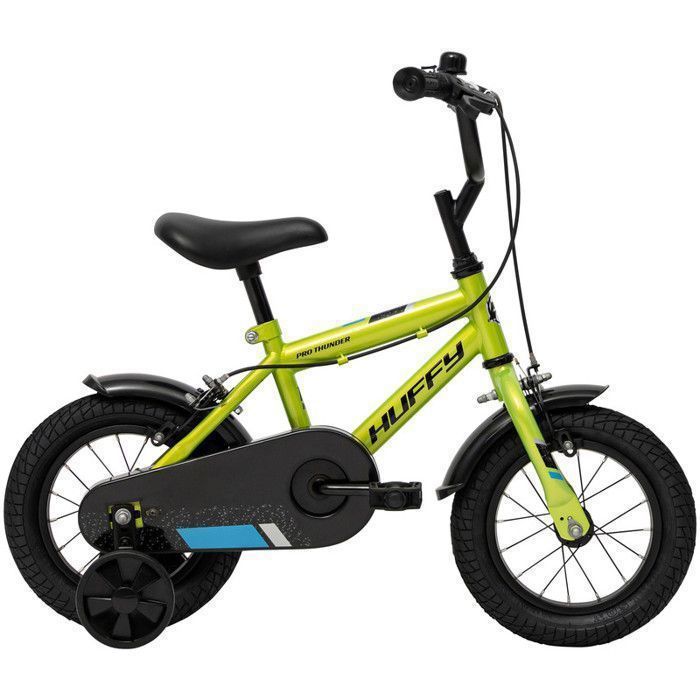 Vélo Enfant Garçon 16 Pouces – 5-8 Ans, 100-135 Cm, Cadre Acier, Roues Stabilisatrices, Freins Double, Siège Réglable