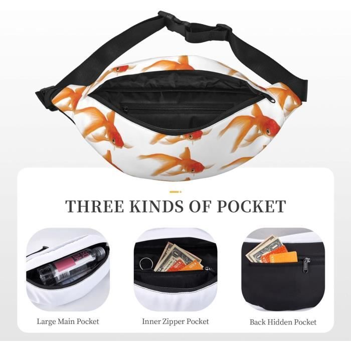 Sac banane amusant avec motif teckel de dessin animé pour homme et femme, sac banane décontracté avec sangle réglable pour l'extérieur, la course à pied, la randonnée, Dessin animé drôle chiens