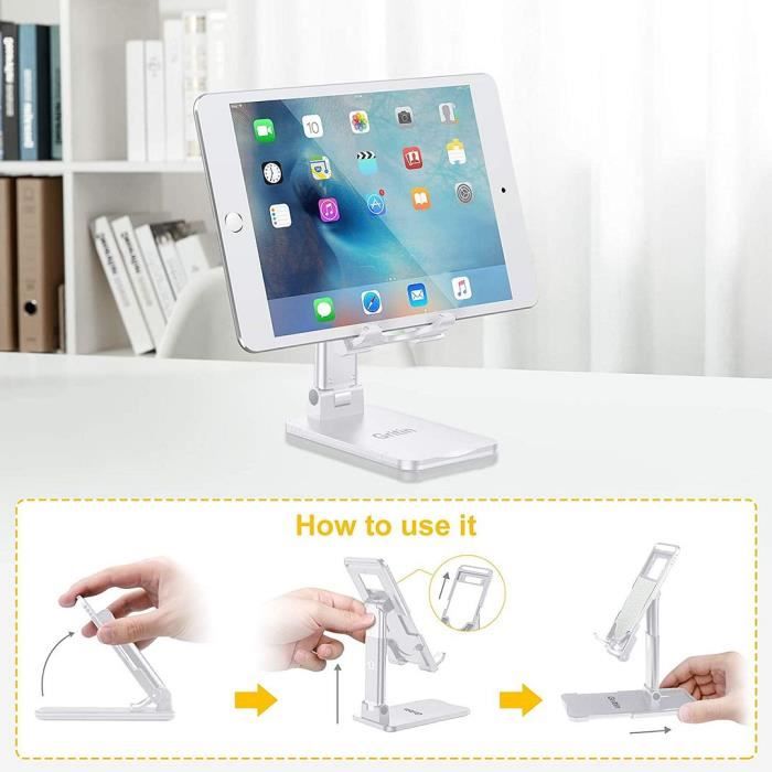 Support Pliable Smartphone/tablette Lobwerk - Pied De Table Universel