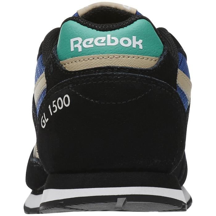 Baskets Reebok GL 1500 Noir Bleu EVA Bleu Cdiscount Chaussures