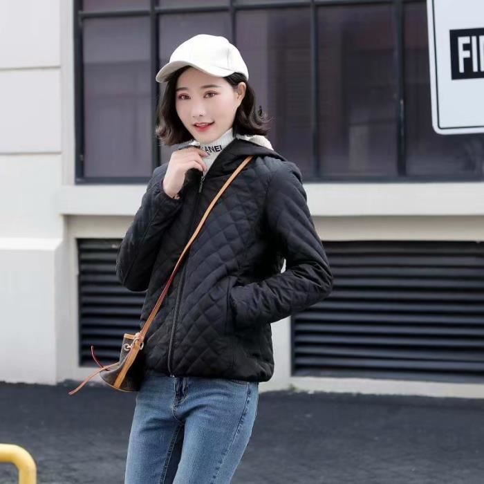 Doudoune femme doublure polaire nouvelle doudoune chaude d hiver Noir Cdiscount Pret a Porter