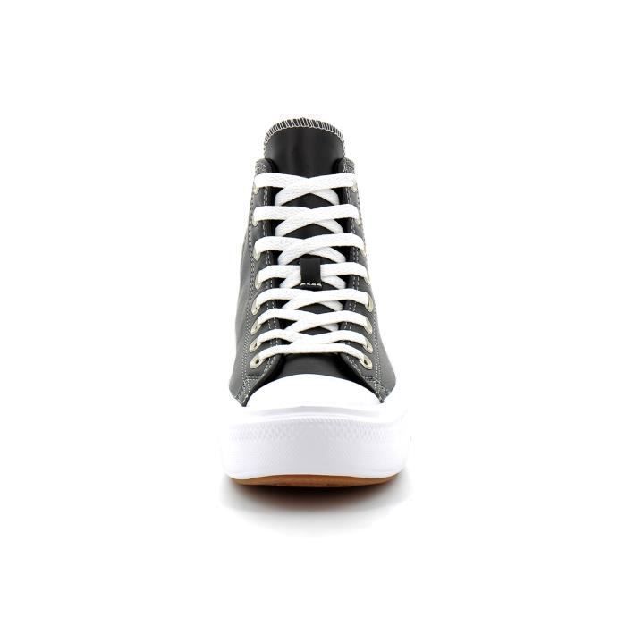 Baskets Converse Chuck Taylor All Star Move en Cuir Noir Homme