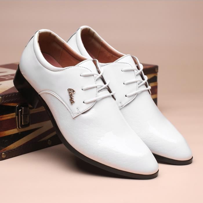 Derbies shop blanches homme