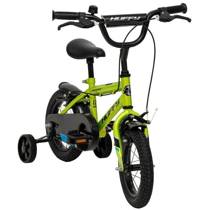 AVASTA Vélo 12 Pouces pour Enfants de 1, 2, 3, 4 Ans, garçons, Filles, Tout-Petits, avec Cloche et stabilisateurs, Orange