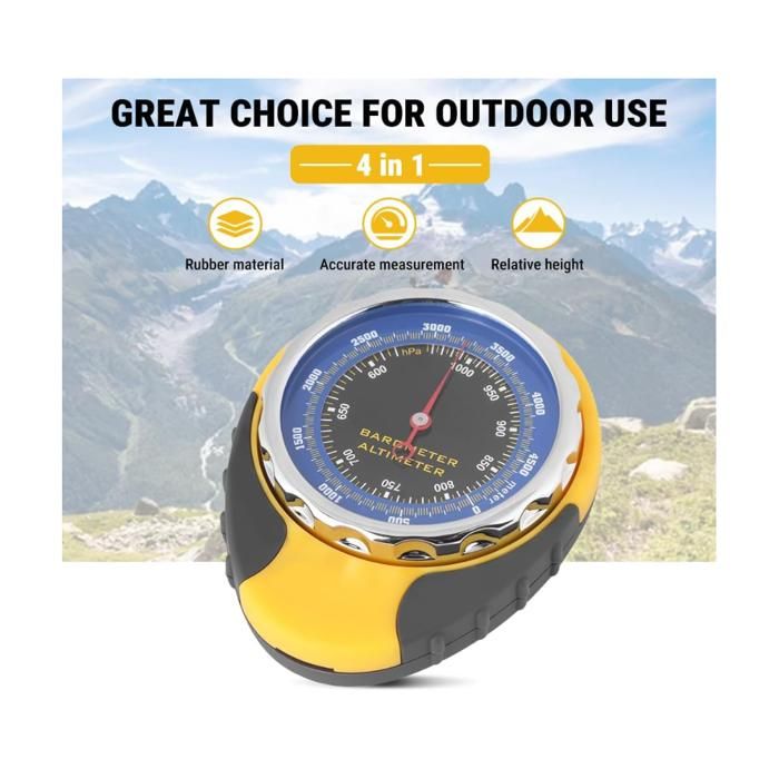 Compass Altimeter Barometer, Altimeter for Hiking, Altimeter ...