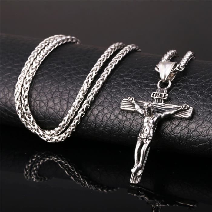 Collier Personnalisé Collier Pendentif Fine Croix En Plaquu00e9 Or