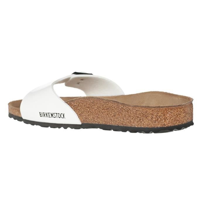 BIRKENSTOCK Mules Sabots Madrid Blanc Femme Blanc Cdiscount
