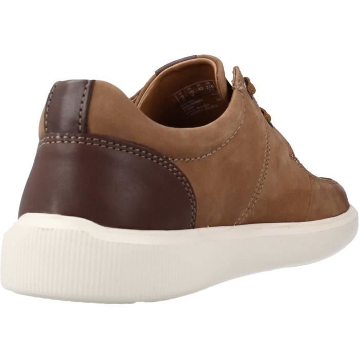 Chaussures Moliere CLARKS 105395 Cuir Marron Semelle Amovible Construction Coincee Marron Cdiscount