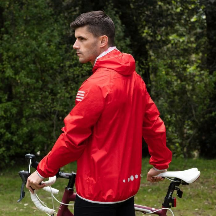 Veste de cyclisme imperm able r fl chissante haute visibilit