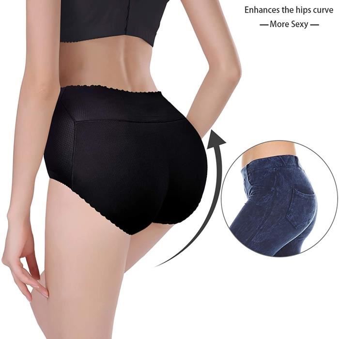 Pcs Rembourré Culotte Push Up Fesse Invisible Butt Lifter Panty for Femme  Fille