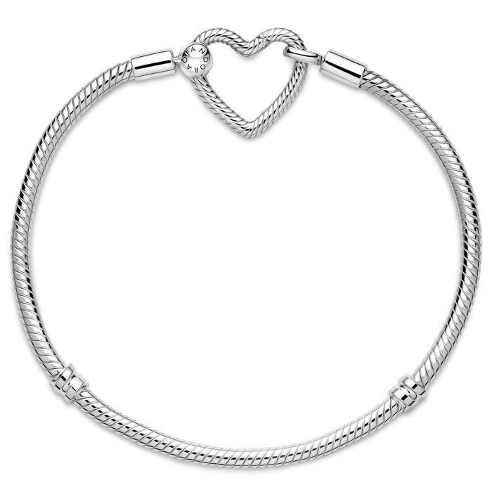 Bracelet Pandora Coeur Composable 19 cm Argent Femme