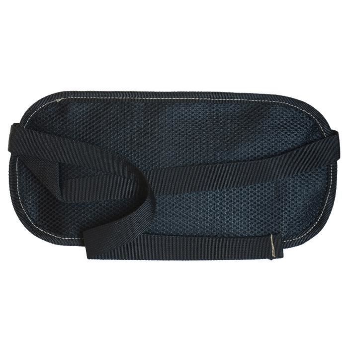 Ceinture pochette de voyage secrète extra plate by TREKKING® Noir