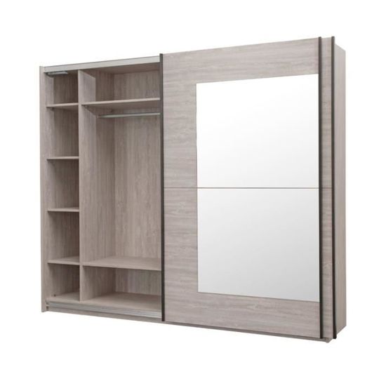 Armoire 2 Portes Coulissantes 250 Cm Yann L 250 X L 67 X H 216