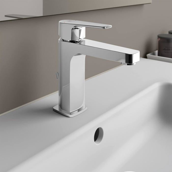 Cerafine D Mitigeur Lavabo Salle De Bain + Vidage Bonde Tirette Métal ...