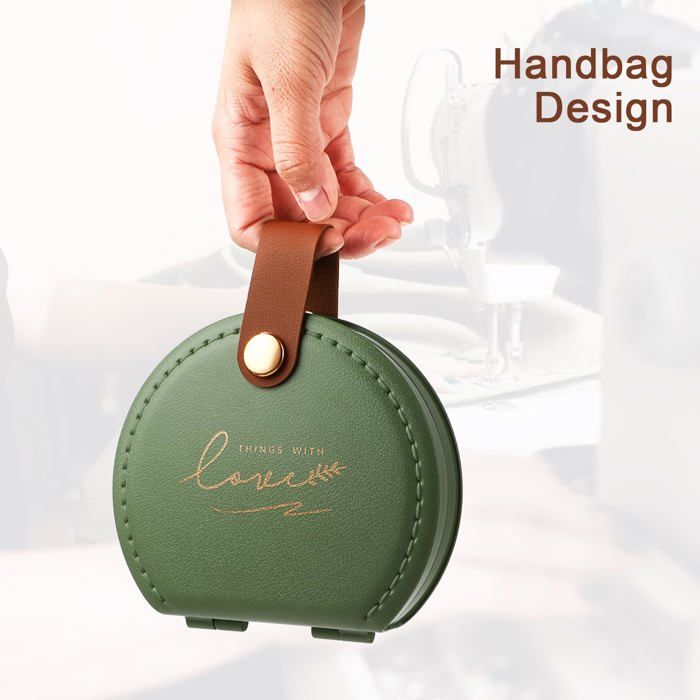 Amaxiu Mini Kits De Costura De Viaje, Juego De Reparación De Costura Portátil De Lujo Con Funda