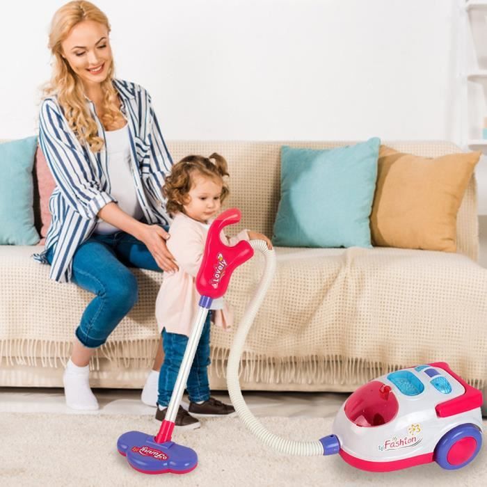 YEN- Jouet de jeu d'aspirateur pour enfant Enfant semblant aspirateur jouet  Simulation aspirateur non puericulture coffre Rosé - Cdiscount Puériculture  & Eveil bébé