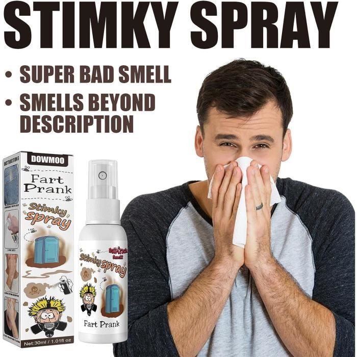 Liquid Ass Fart Spray - Spray pour farce, odeur de gaz fétide - Cdiscount  Jeux - Jouets
