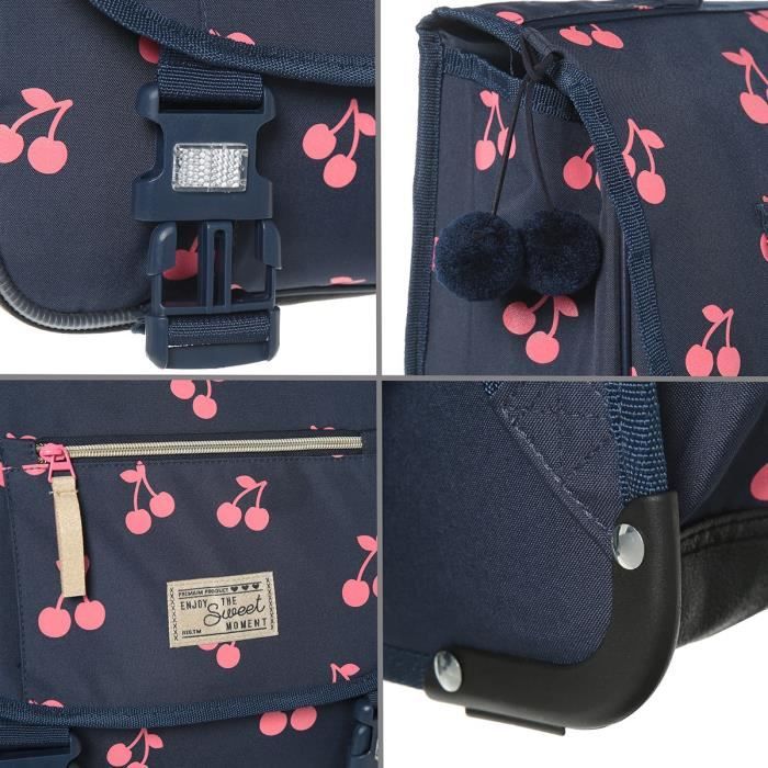 Bleu sales cerise cartable