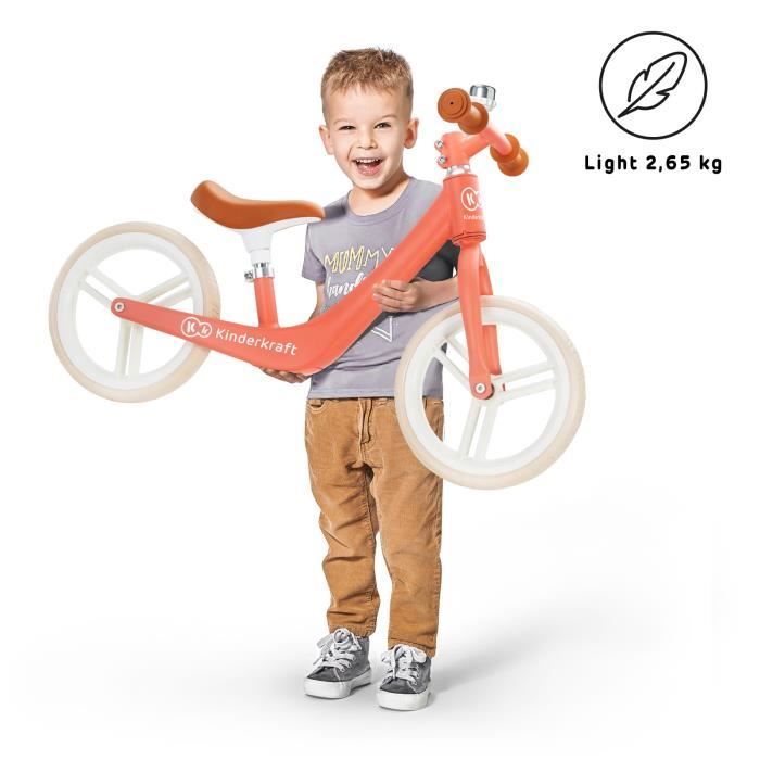 Kinderkraft balance bike rapid magic coral cheap