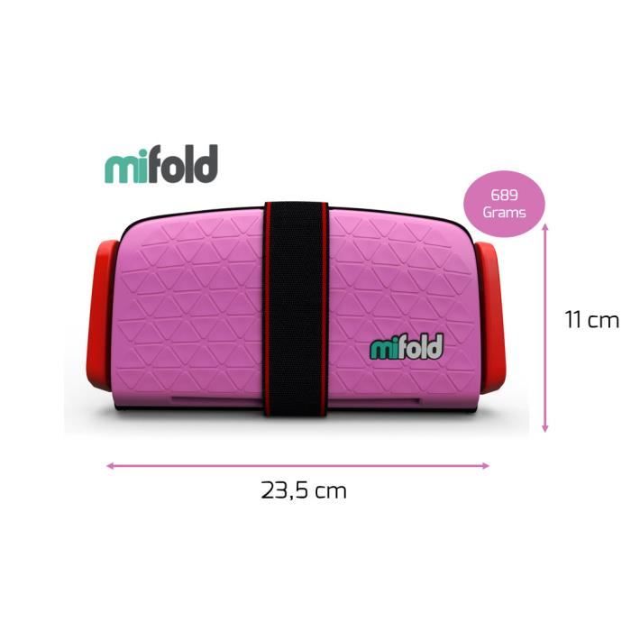 MIFOLD Siège auto Réhausseur enfant 10x plus compact qu'un siège