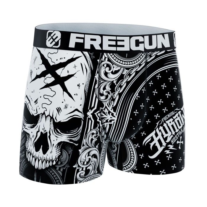 FREEGUN Pirate Boxer for Men - Skull / French Market