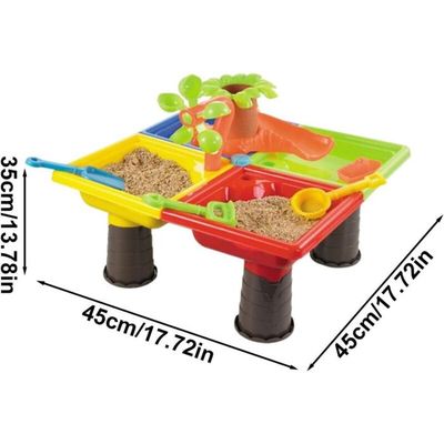 Step2 Cascading Cove Table de Jeu Sable et Eau Enfant avec Parasol | Table de Jeu à Eau pour Le Jardin