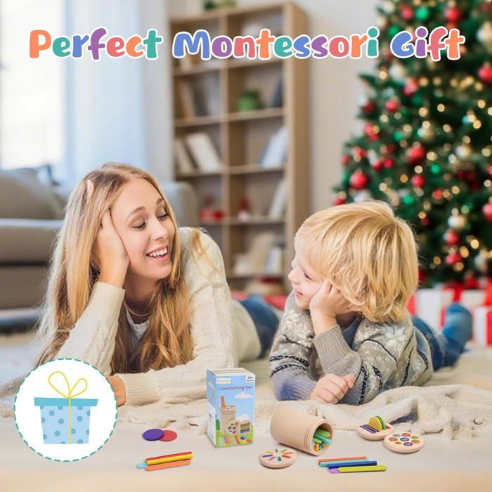 LURICO Jeux Montessori 1 2 3 Ans,Jouet en Bois Éducatif avec Activités de Tri Sensoriel Jouets Enfant 1 2 3 Ans, Apprendre Les Couleurs Jeu Educatif 1 -3 Ans avec Sac de Rangement,Idéal LURICO Jeux Montessori 1 2 3 Ans,Jouet en Bois Éducatif avec Activités de Tri Sensoriel Jouets Enfant 1 2 3 Ans, Apprendre Les Couleurs Jeu Educatif 1 -3 Ans avec Sac de Rangement,Idéal