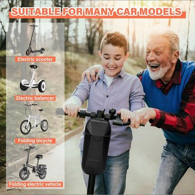 Sac De Guidon Pour Trottinette Électrique – 3L, Etanche Et Rigide, Fixation Rapide, Porte Téléphone/Clés – 25,5 X 14 X 13 Cm