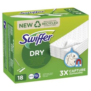 Attrape-Poussière Swiffer XXL – Manche Télescopique 90 Cm – 14 Lingettes Magnétiques – Pour Meubles, Plafonds, Angles
