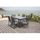 Table de jardin aluminium extensible chaises
