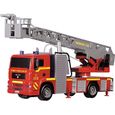 Camion de pompier miniature Dickie Toys - Modèle simple - Sons et lumières - Licence MAN-0