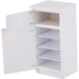 VGEBY Mini-réfrigérateur 1:12 Blanc Mini réfrigérateur Excellent modèle de meuble accessoire de cuisine-0
