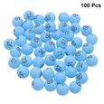 100 Pcs 4cm PP Balles De Tennis Table Imprimées Pong Avec Nombre Pour La Décoration Fête Jeu (Bleu) BALLE DE TENNIS DE TABLE-0