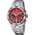 MONTRE POUR HOMME FESTINA CHRONO BIKE ROUGE AVEC BRACELET EN ACIER F20670/5