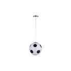 Suspension de football pour chambre d'enfant, boule de verre suspendue, douille E27, lustre de chevet de chambre à coucher PZCC
